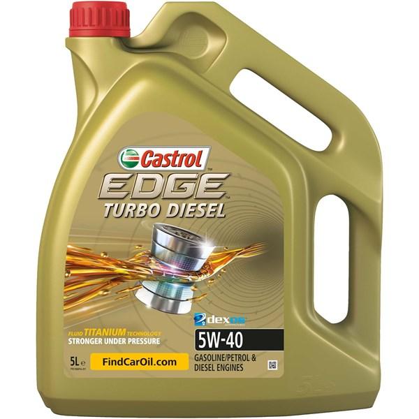 CASTROL Motorolje Castrol EDGE Turbo Diesel 5W-40 5L - 1749596