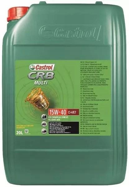CASTROL Motorolje Castrol CRB Multi 15W-40 CI-4/E7 20L - 1749610