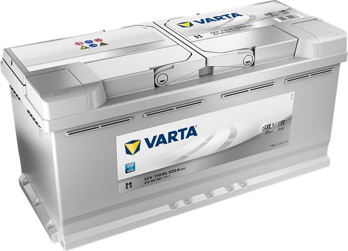 VARTA STARTER BATTERI VARTA SILVER DYNAMIC I1 12V 110AH 920A, Bagasjero - audi, bmw, citroën, fiat, hyundai, iveco, land rover, lexus, nissan, opel, peugeot