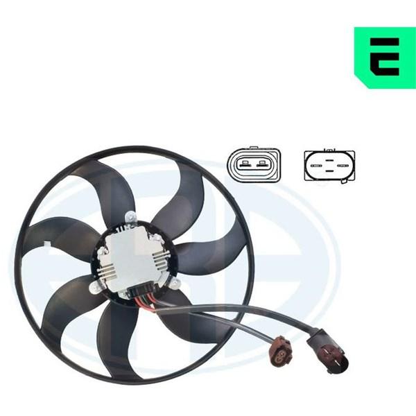 Skruvat Ventilator, motorkjøling - audi, seat, skoda, vw - OE 1K0 121 203 AN, 1K0 121 205 AB, 1K0 121 205 J
