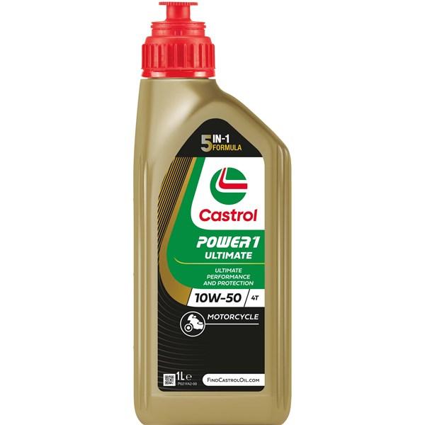 CASTROL MC Motorolje Castrol POWER1 ULTIMATE 4T 10W-50 CASTROL - aprilia, beta, bmw, cagiva, cf moto, ducati, gasgas, honda, husaberg, husqvarna, kawasaki, kt