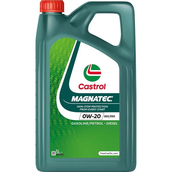 CASTROL Motorolje Castrol MAGNATEC 0W-20 GSX/DSX CASTROL - alfa romeo, fiat, honda, hyundai, jeep, kia, lotus, mg, nissan, toyota - OE FIAT 9.55535-DSX, FIAT