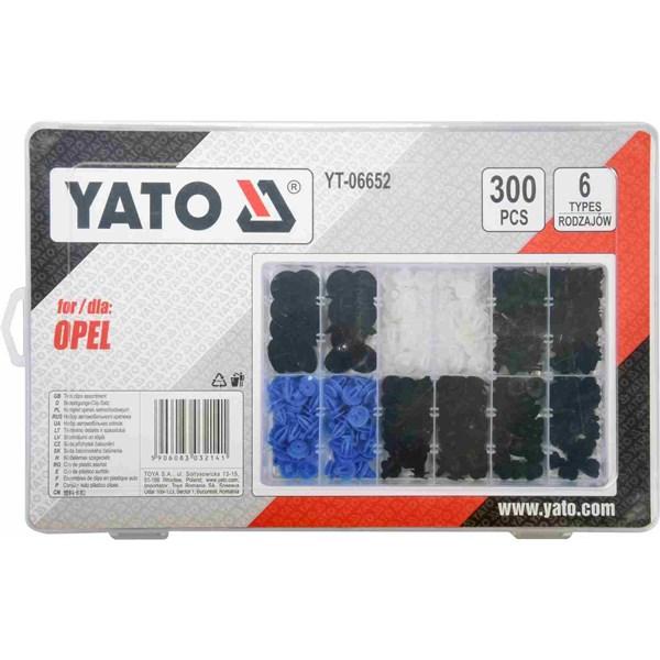 Yato Utvalg av klips Opel 300 stk YATO - 2252901