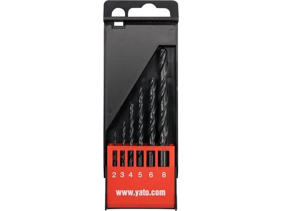 Yato Metallborsett 2-8mm 6 deler YATO - 2252987