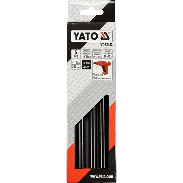 Yato Limstifter 5 stk. svarte YATO - 2253070