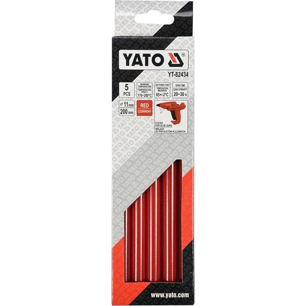 Yato Limstifter 5 stk røde YATO - 2253071