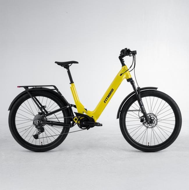 FitNord FitNord Ava 700FS Elsykkel, gul