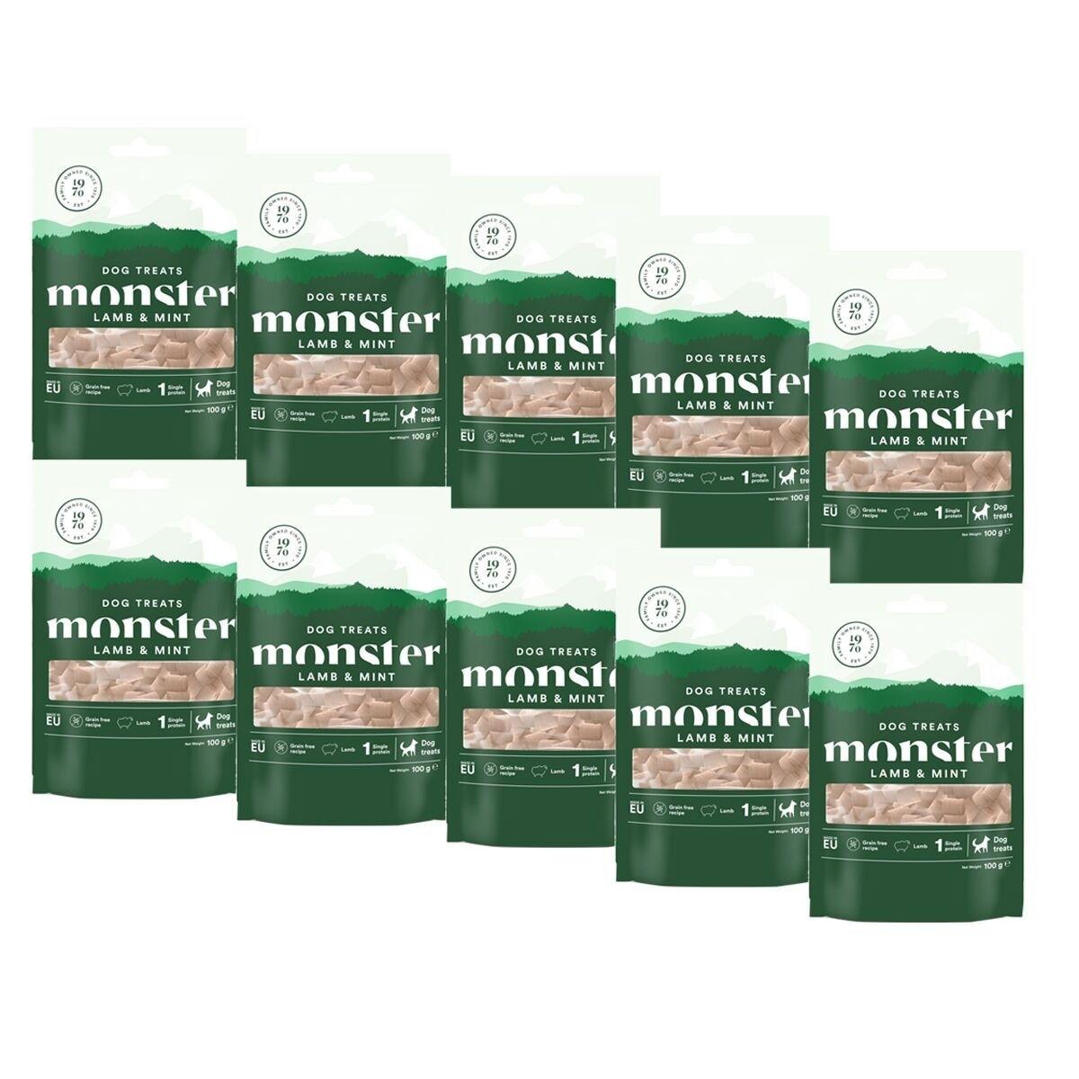 Monster Pet Food Monster Dog Treats Lamb & Mint 10 x 100 g