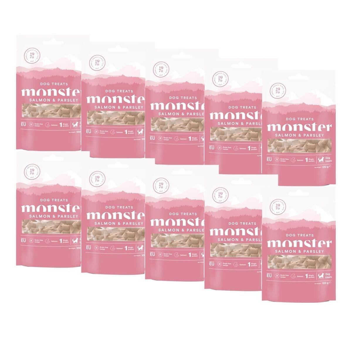 Monster Pet Food Monster Dog Treats Lamb & Parsley 10 x 100 g