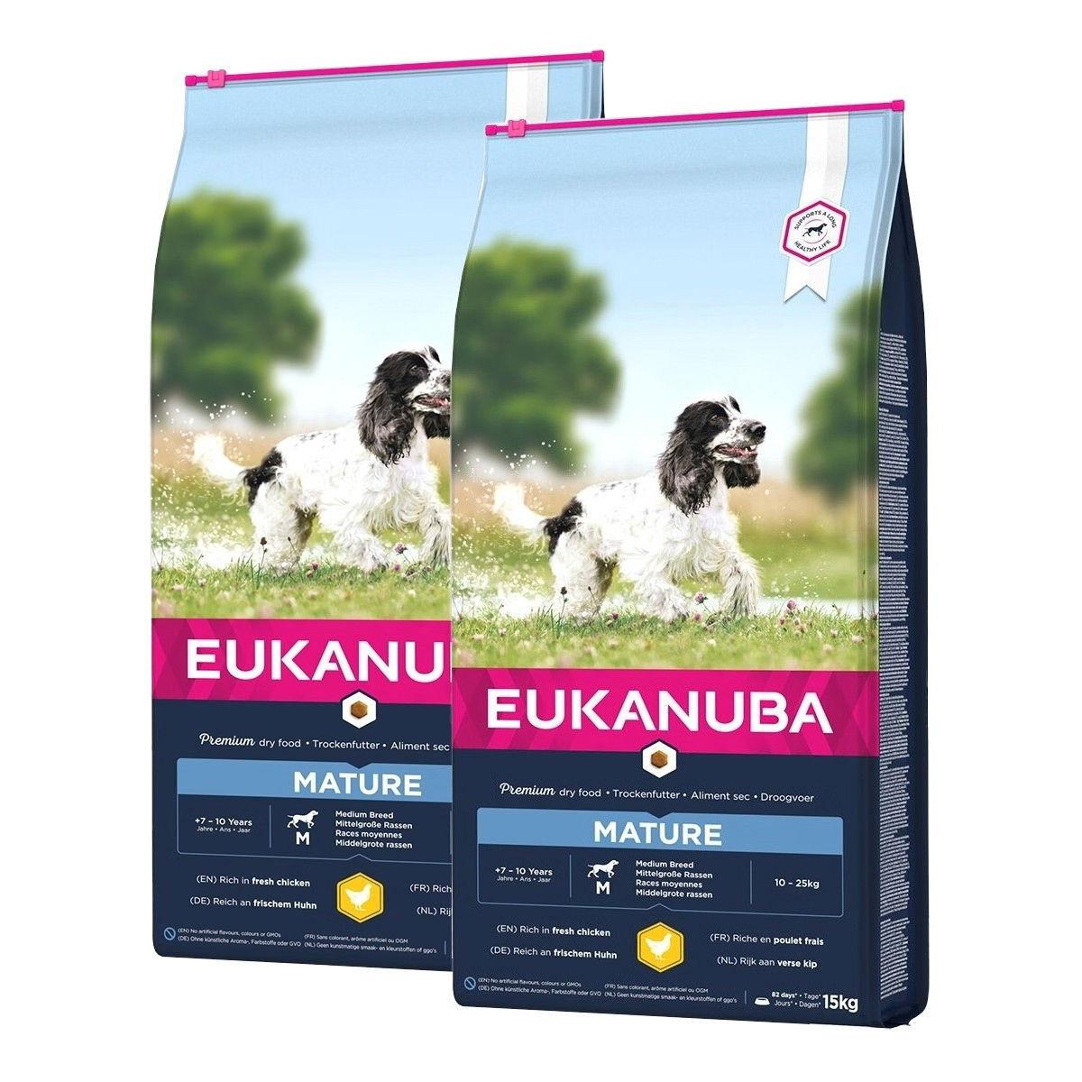 Eukanuba Eukanuba Dog Mature Medium 2 x 15kg