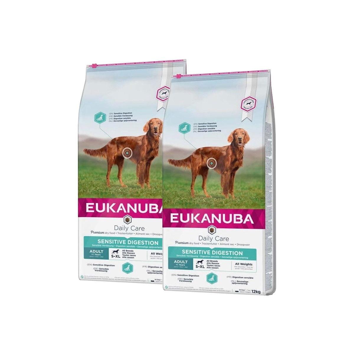 Eukanuba Eukanuba Daily Care Adult Sensitive Digestion 2 x 12kg