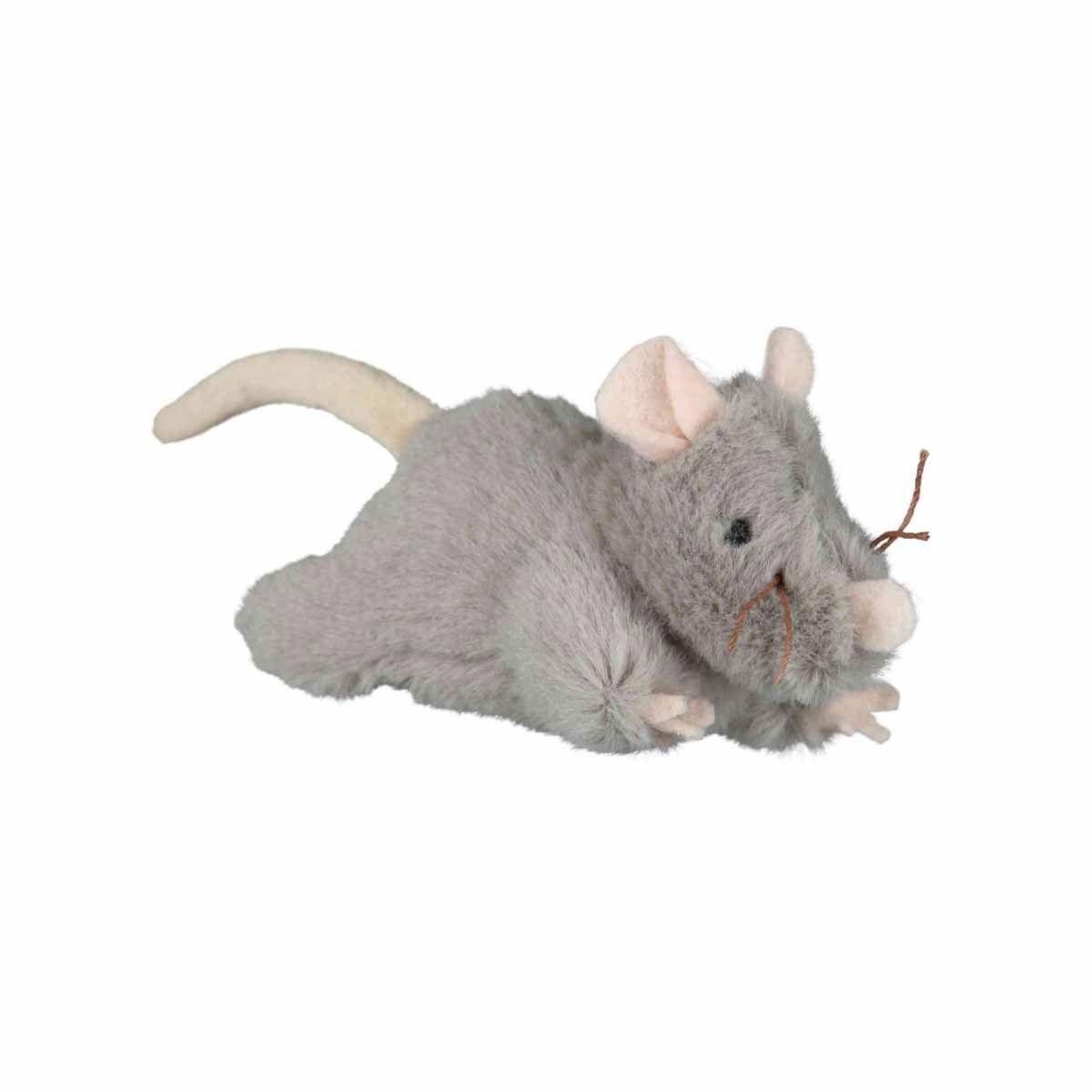Trixie Trixie Lekemus Grå med kattemynte 15 cm
