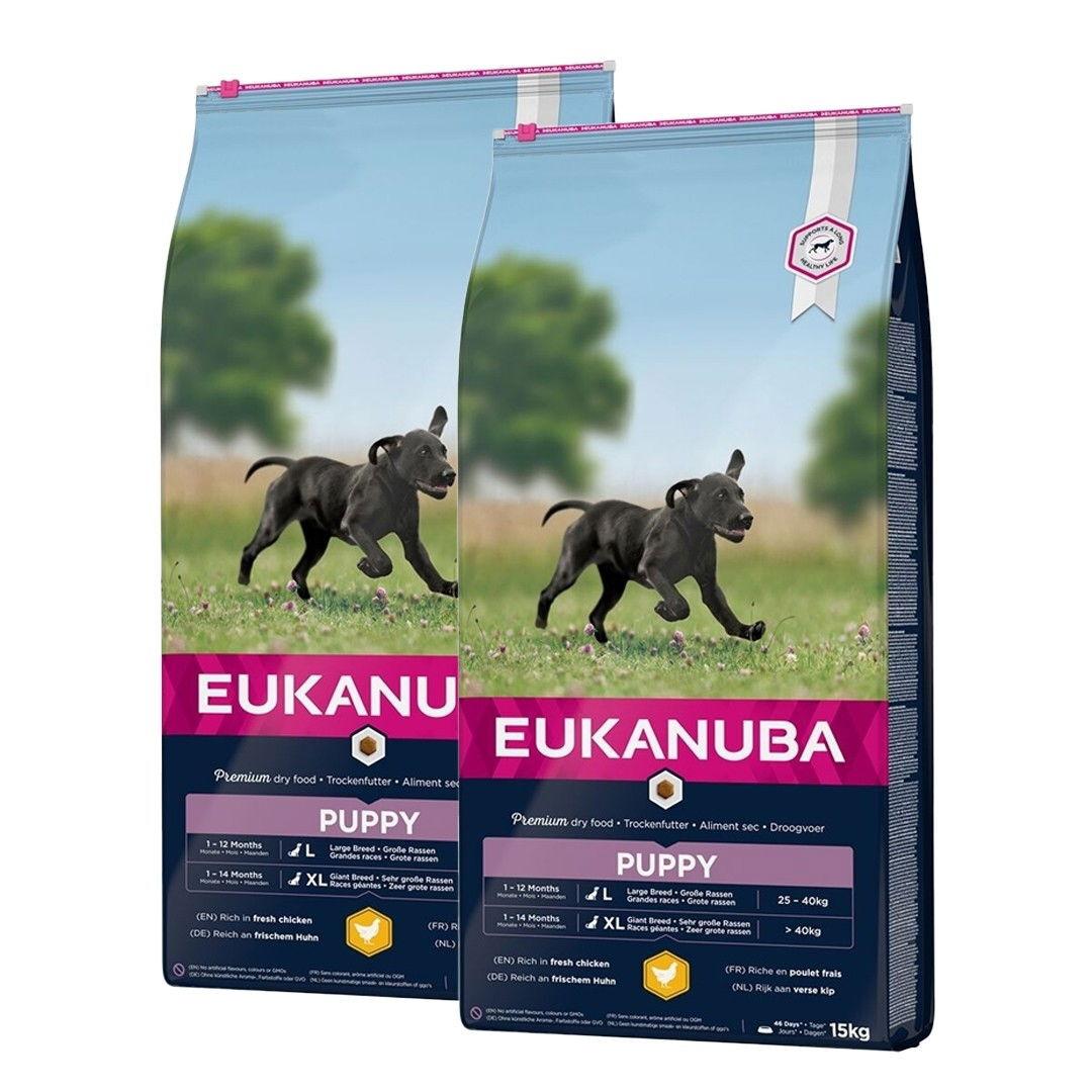 Eukanuba Eukanuba Dog Puppy Large 2 x 15kg