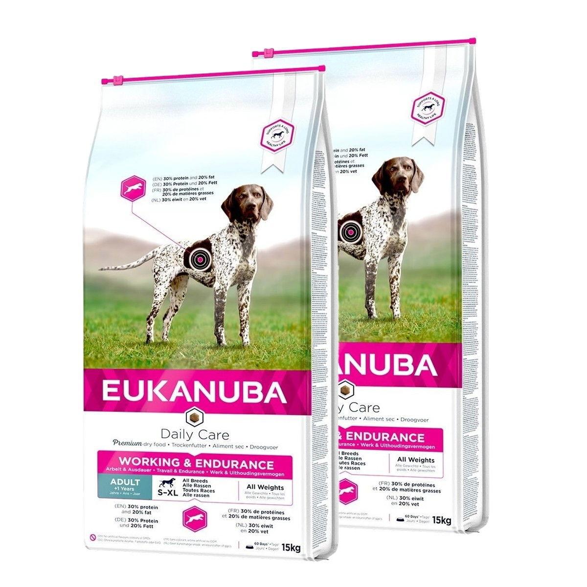 Eukanuba Eukanuba Working & Endurance 2 x 15 kg