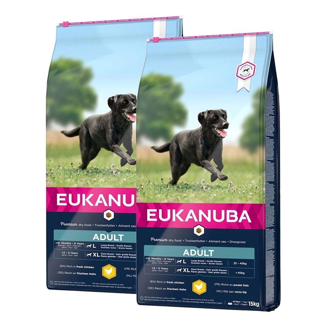 Eukanuba Eukanuba Dog Adult Large 2 x 15kg