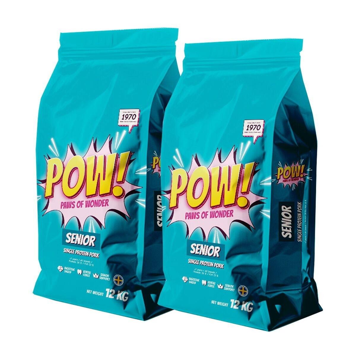 POW! POW! Dog Senior 2x12 kg